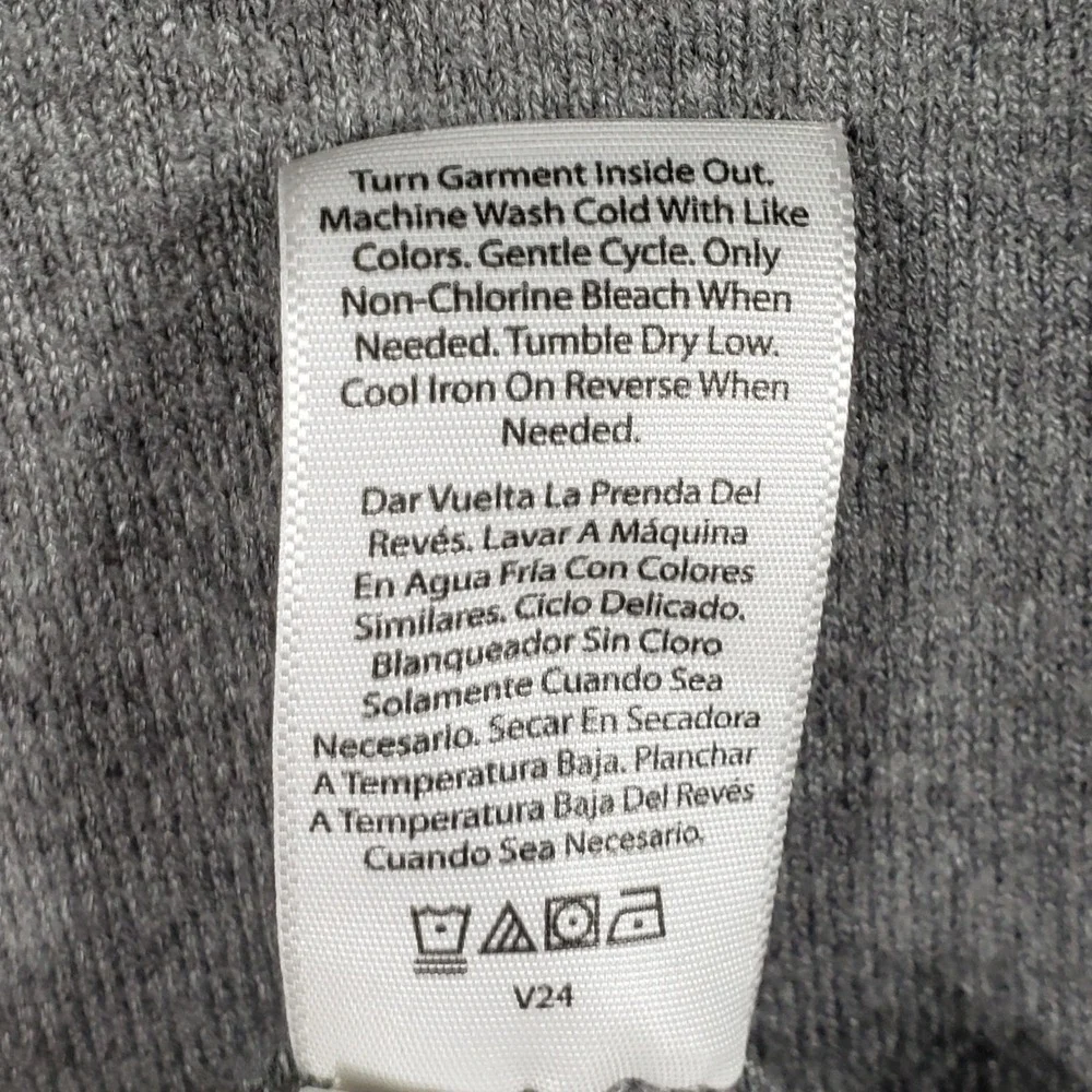 Free‎ Assembly Mens Sweater Crewneck 2XL Gray V-Stitch Knit MSW00094 Pullover